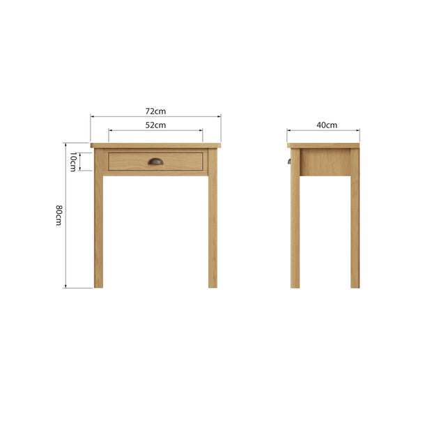 Roman 1 Drawer Dressing Table