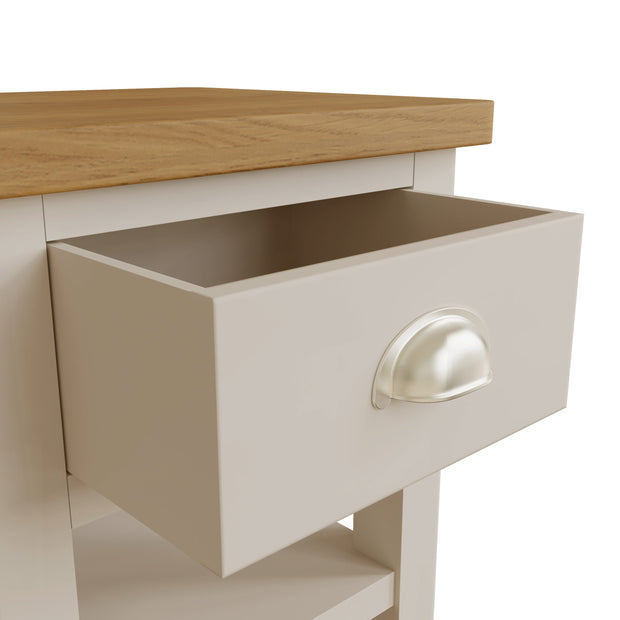 Roman 1 Drawer Lamp Table