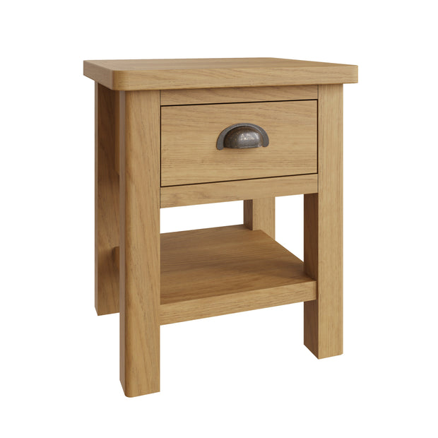 Roman 1 Drawer Lamp Table