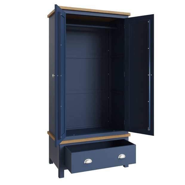 Roman 2 Door 1 Drawer Double Wardrobe