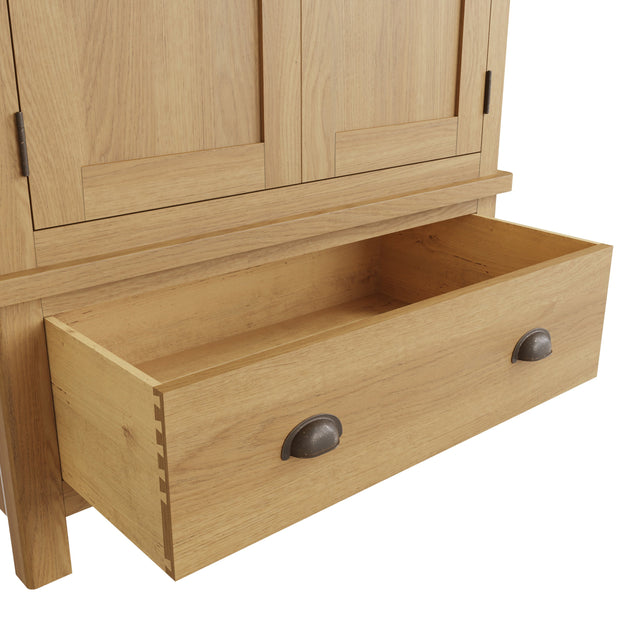 Roman 2 Door 1 Drawer Double Wardrobe
