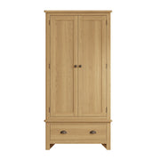Roman 2 Door 1 Drawer Double Wardrobe