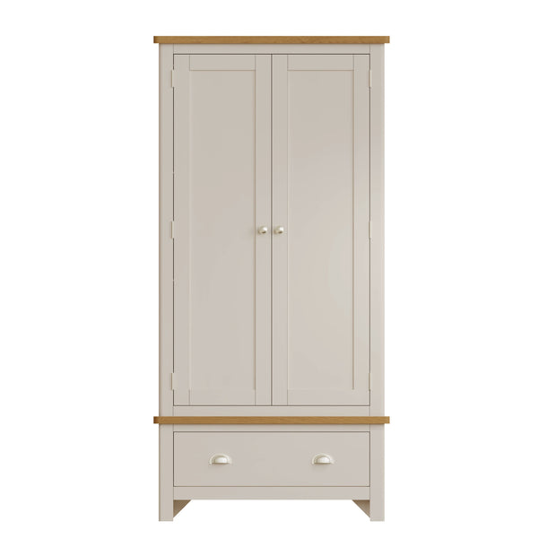 Roman 2 Door 1 Drawer Double Wardrobe