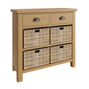 Roman 2 Drawer 4 Basket Side Unit