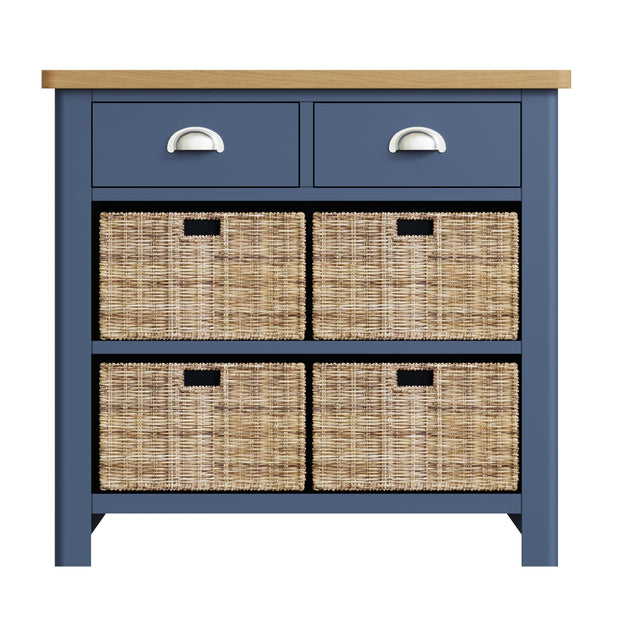 Roman 2 Drawer 4 Basket Side Unit