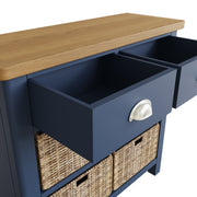 Roman 2 Drawer 4 Basket Side Unit