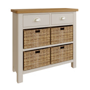 Roman 2 Drawer 4 Basket Side Unit