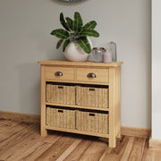 Roman 2 Drawer 4 Basket Side Unit