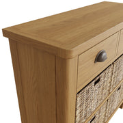 Roman 2 Drawer 4 Basket Side Unit