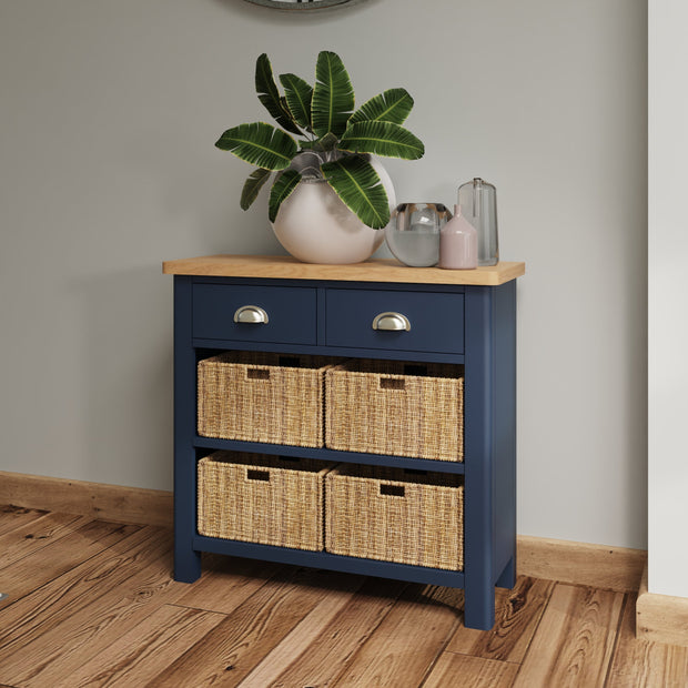 Roman 2 Drawer 4 Basket Side Unit