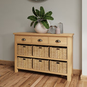 Roman 3 Drawer 6 Basket Side Unit
