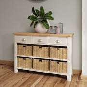 Roman 3 Drawer 6 Basket Side Unit