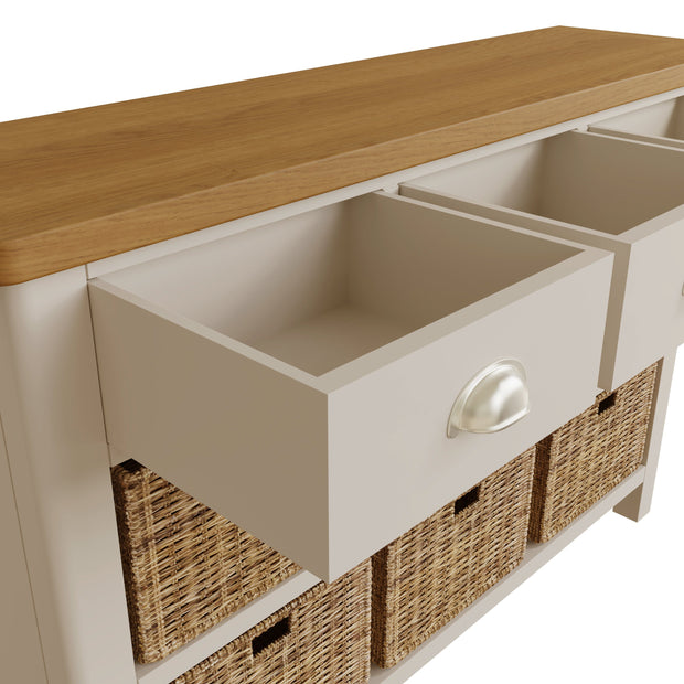 Roman 3 Drawer 6 Basket Side Unit