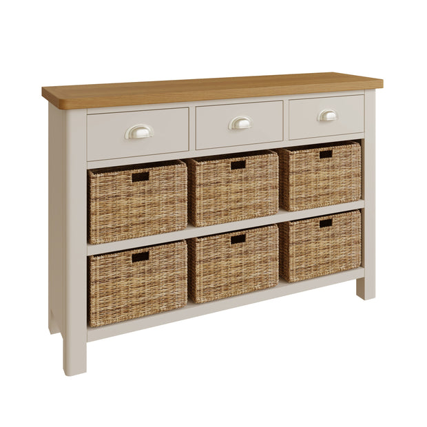 Roman 3 Drawer 6 Basket Side Unit