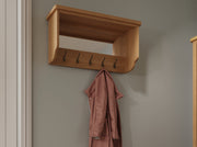 Roman 5 Hook Coat Rack with Mirror
