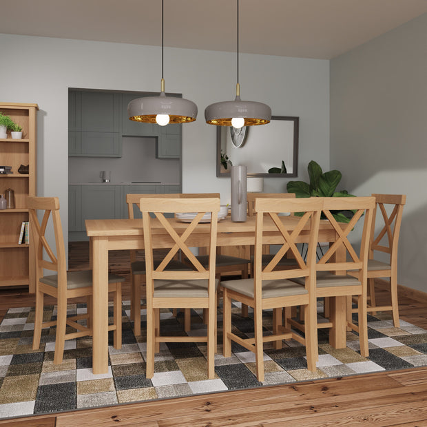 Roman Butterfly Extending Dining Table - 1.6m