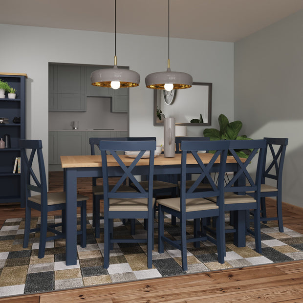 Roman Butterfly Extending Dining Table - 1.6m