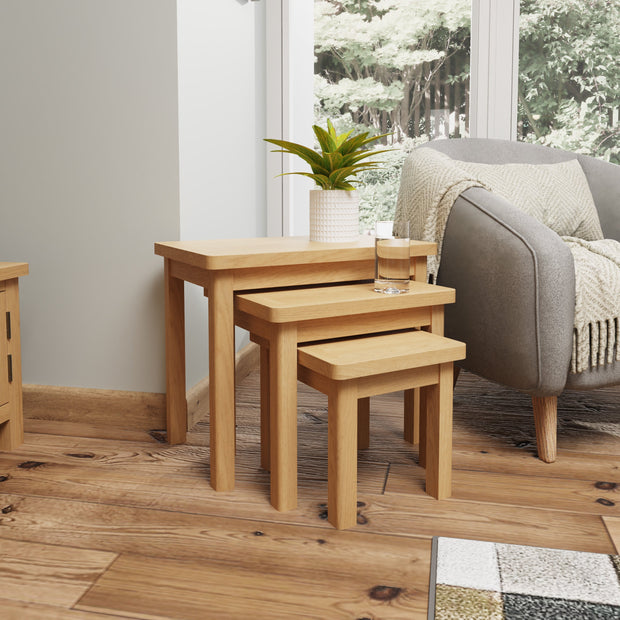 Roman Nest of 3 Tables