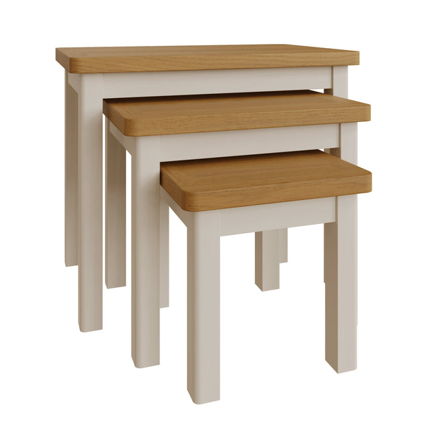 Roman Nest of 3 Tables