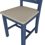 Roman Upholstered Cross Back Chair (Set of 2)