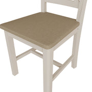 Roman Upholstered Cross Back Chair (Set of 2)