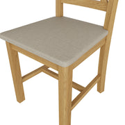 Roman Upholstered Cross Back Chair (Set of 2)