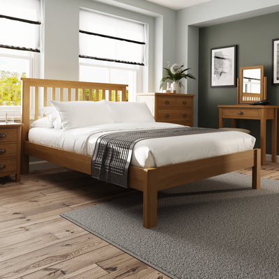 4ft6 Double Bed Frames – The Oak Bed Store