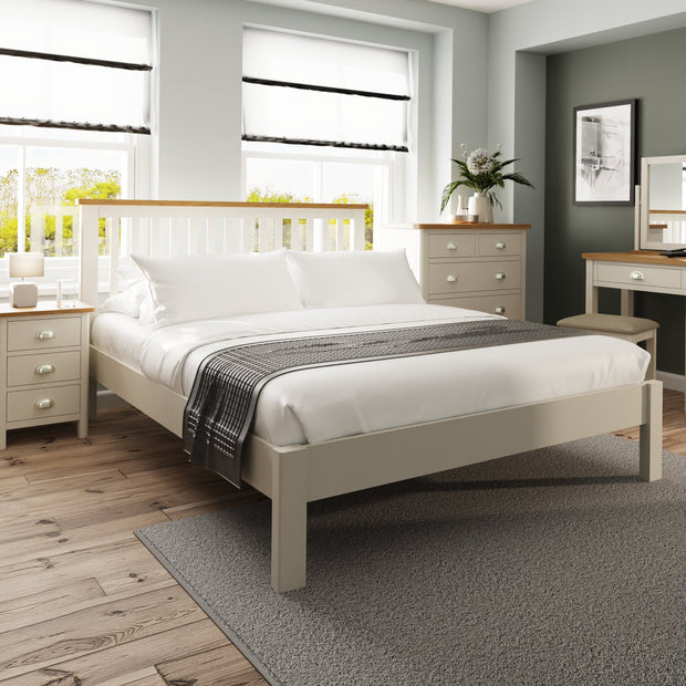 Roman Wooden Bed Frame - 5ft King Size