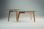 Round Glass Side Table - The Oak Bed Store
