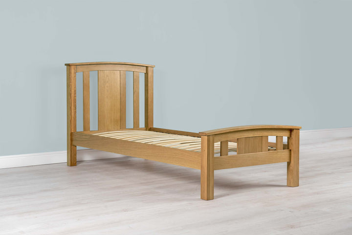 Royal Ascot Natural Oak Bed Frame - 3ft Single - The Oak Bed Store