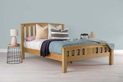 Royal Ascot Solid Natural Oak Bed Frame - 4ft Small Double - The Oak Bed Store