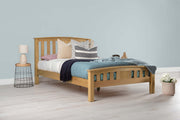 Royal Ascot Solid Natural Oak Bed Frame - 5ft King Size - The Oak Bed Store