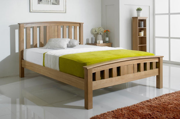 Royal Ascot Solid Natural Oak Bed Frame - Various Sizes - B GRADE - The Oak Bed Store