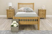 Salisbury Solid Oak Bed Frame 3ft - Single - The Oak Bed Store