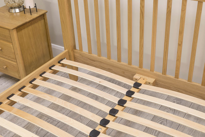 Salisbury Solid Oak Bed Frame 5ft - King Size - The Oak Bed Store