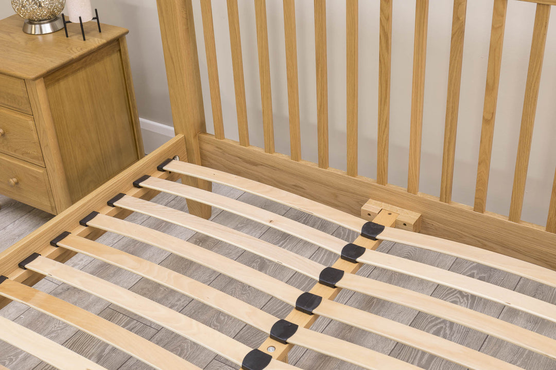 Salisbury Solid Oak Bed Frame 6ft - Super King - The Oak Bed Store