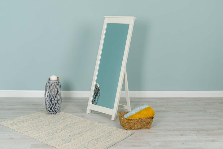 Solid Wood Cheval Mirror - The Oak Bed Store