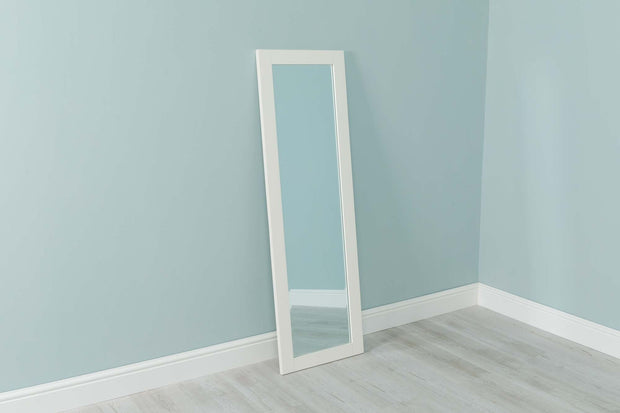 Solid Wood Wall Hung Mirror (42.5cm x 134cm) - The Oak Bed Store