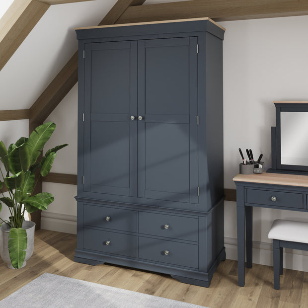 Southwick 2 Door 4 Drawer Double Wardrobe - The Oak Bed Store