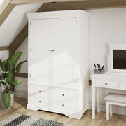 Southwick 2 Door 4 Drawer Double Wardrobe - The Oak Bed Store