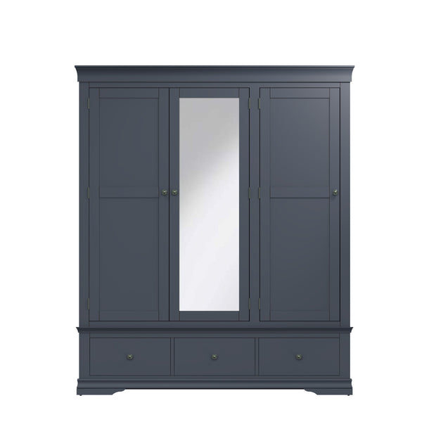 Southwick 3 Door 3 Drawer Triple Wardrobe - The Oak Bed Store