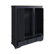 Southwick 3 Door 3 Drawer Triple Wardrobe - The Oak Bed Store