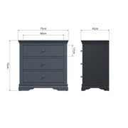 Southwick 3 Drawer Chest of Drawers - The Oak Bed Store