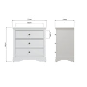 Southwick 3 Drawer Chest of Drawers - The Oak Bed Store