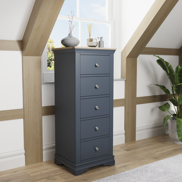 Southwick 5 Drawer Wellington Chest of Drawers - The Oak Bed Store