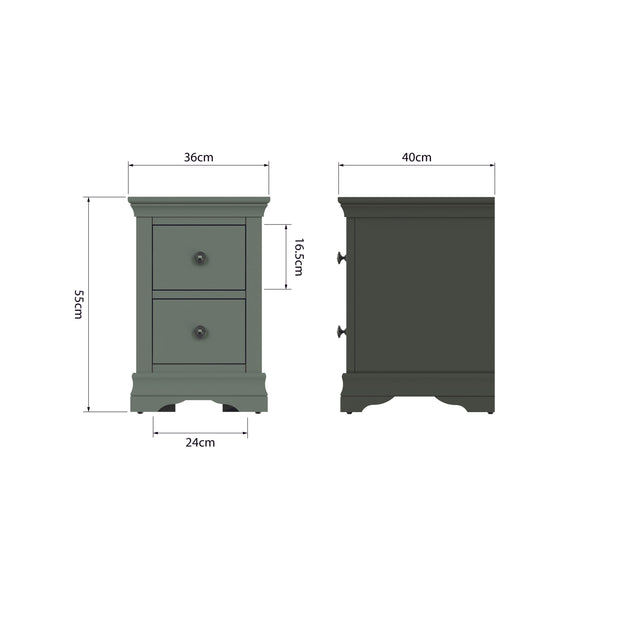 Southwick Small Bedside Table - The Oak Bed Store