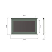 Southwick Wall Hung Mirror - The Oak Bed Store