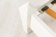 Trafalgar Soft White Solid Wood Bed Frame - 3ft Single - The Oak Bed Store