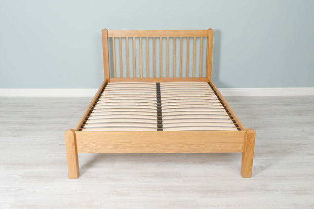 Trafalgar Solid Natural Oak Bed Frame - 4ft6 Double - The Oak Bed Store