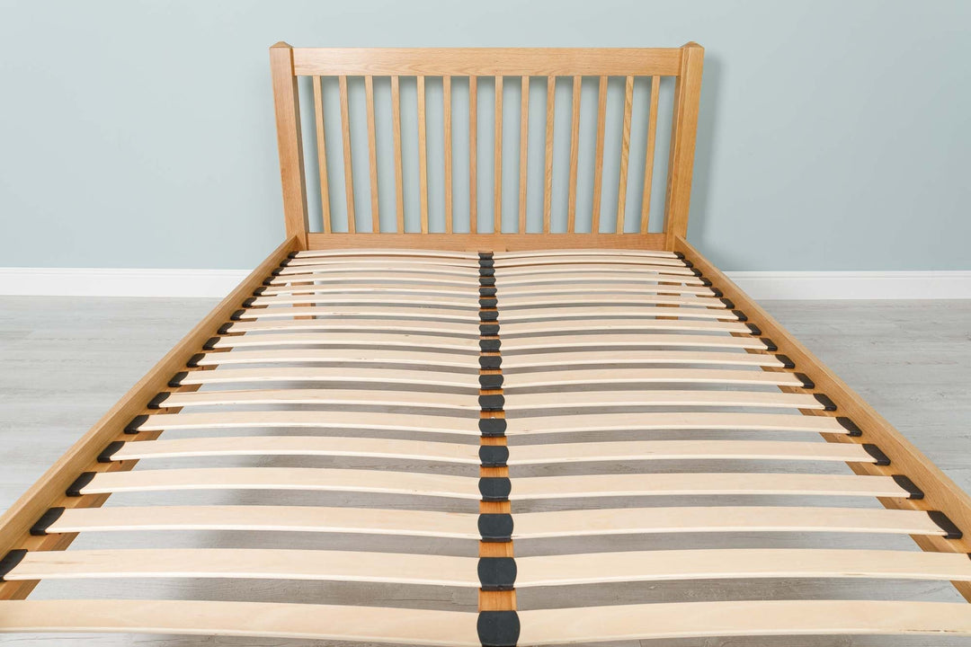 Trafalgar Solid Natural Oak Bed Frame - Various Sizes - B GRADE - The Oak Bed Store